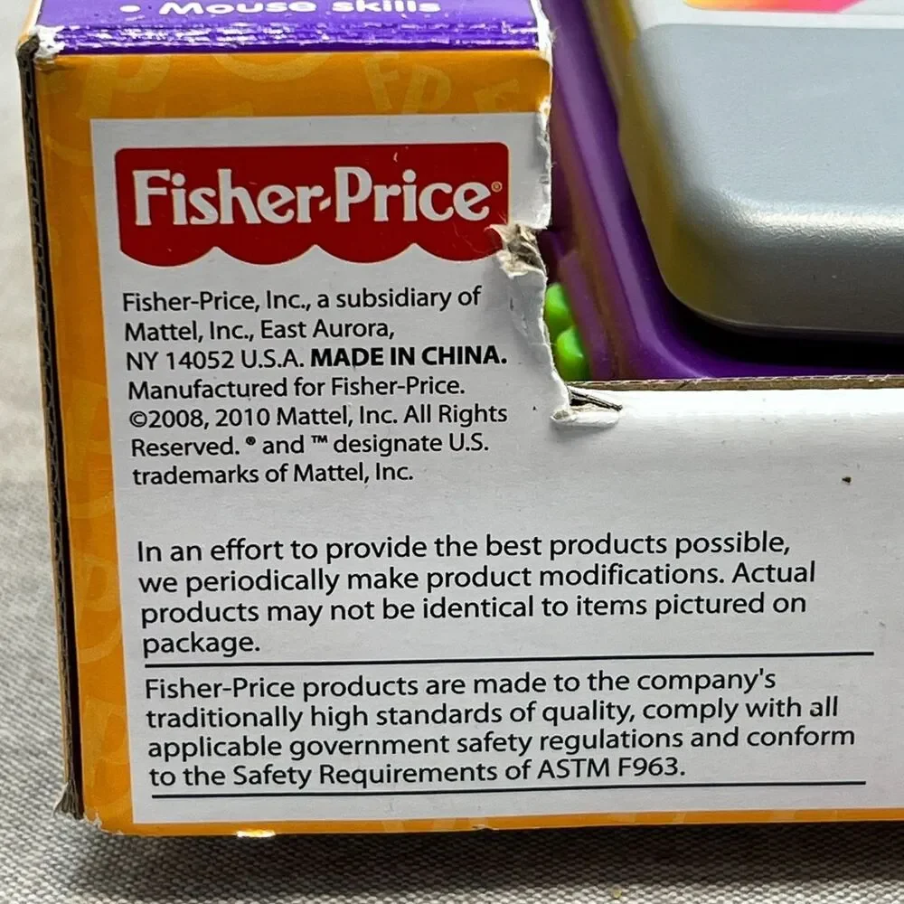 Fisher Price 2008 Fun 2 Learn Color Flash Laptop Kids NEW Rare HTF NOS